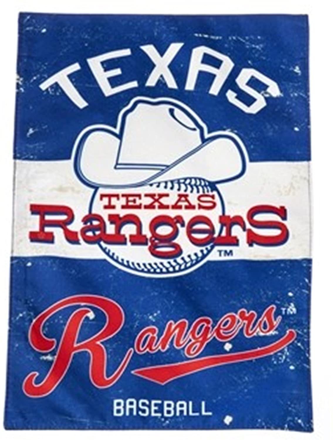 Texas Rangers Premium 2-Sided House Banner Flag, Vintage Retro Design, 28x44 Inch