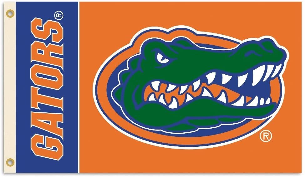 University of Florida Gators Flag Banner 3x5 Feet Metal Grommets Orange Design