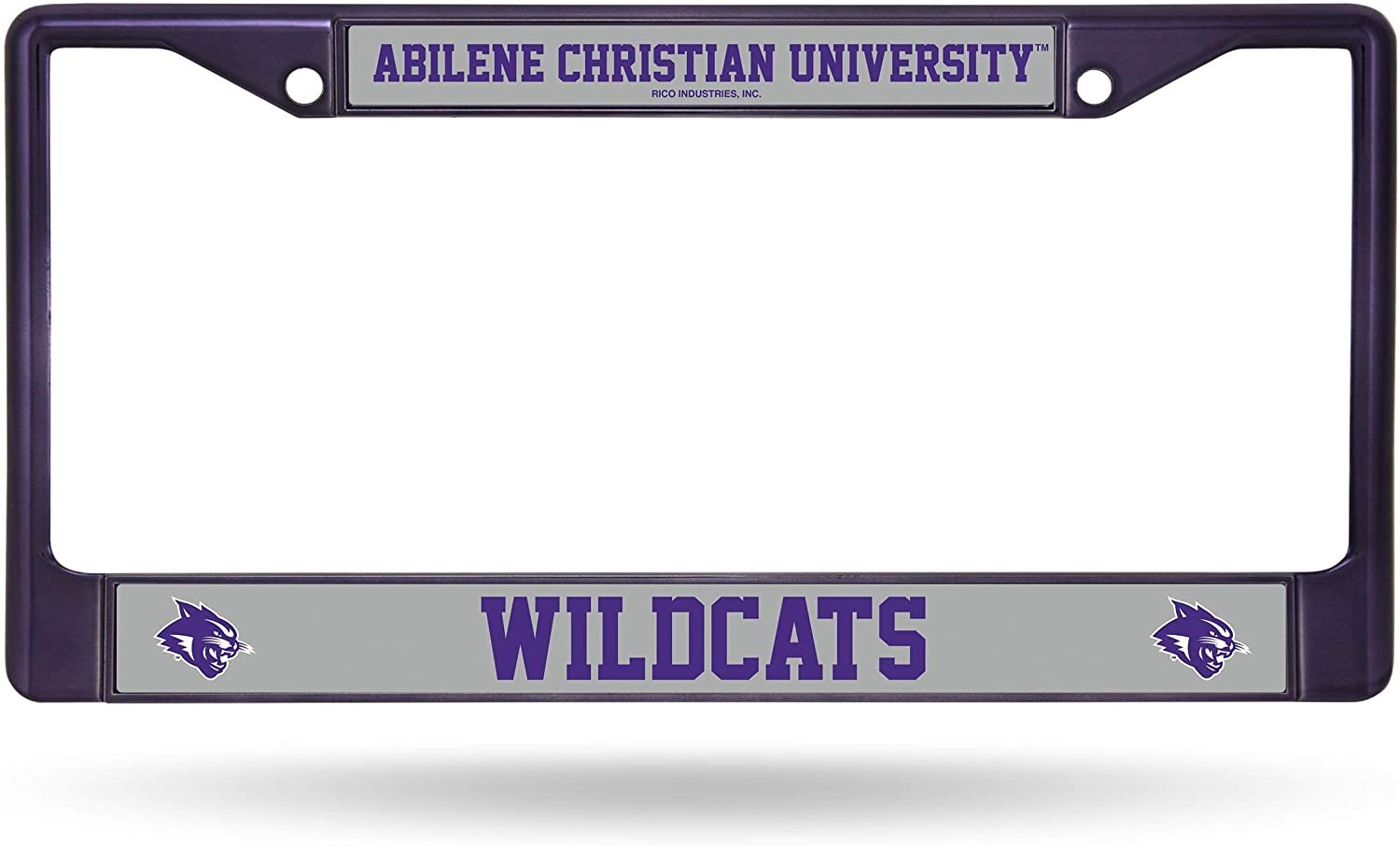 Abilene Christian University Wildcats License Plate Frame Tag Cover Colored 6x12 Inches