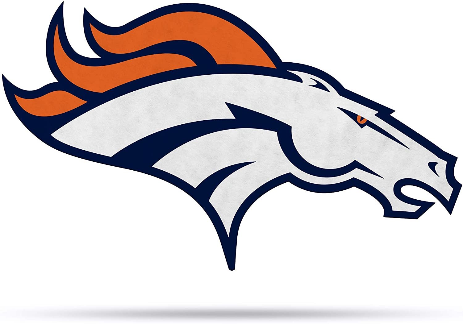 Denver Broncos Pennant Primary Logo 18 Inch Soft Felt