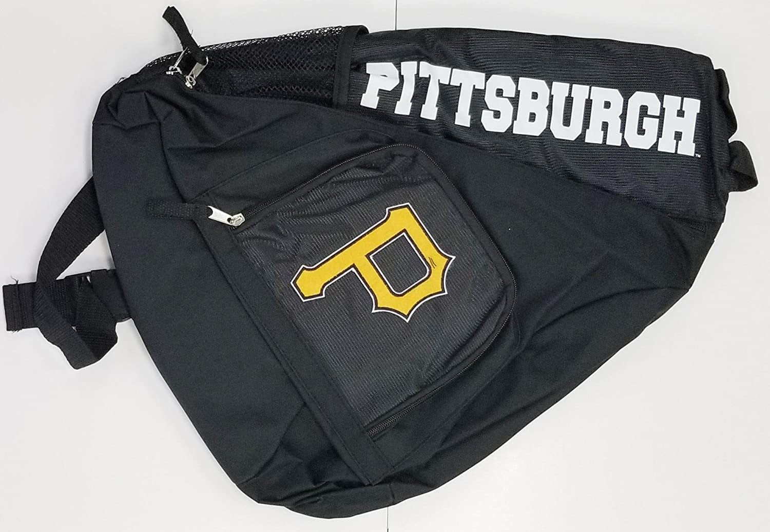 Pittsburgh Pirates Premium Backpack Heavy Duty Sling Design Nylon Baseball