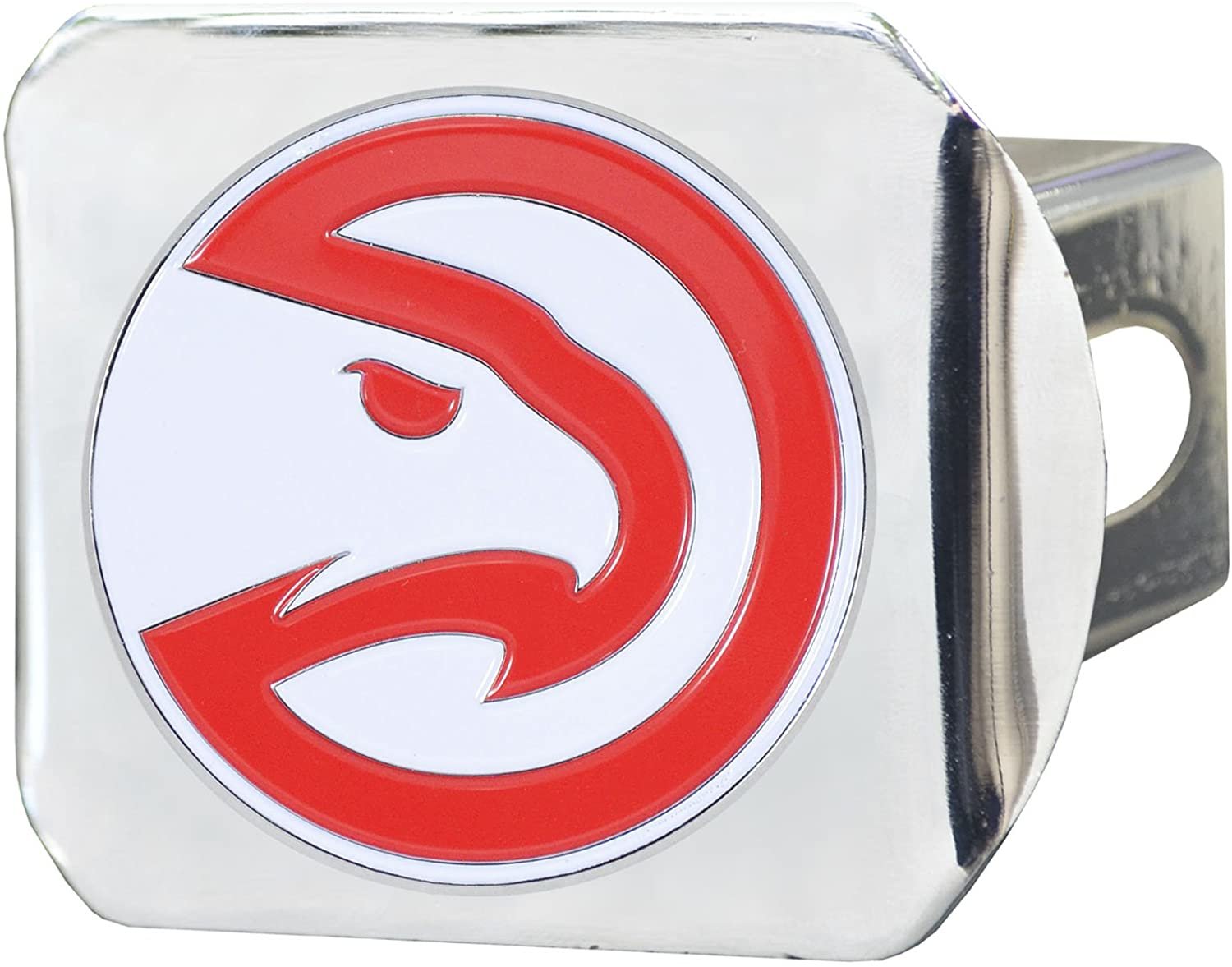Atlanta Hawks Hitch Cover Solid Metal with Raised Color Metal Emblem 2" Square Type III