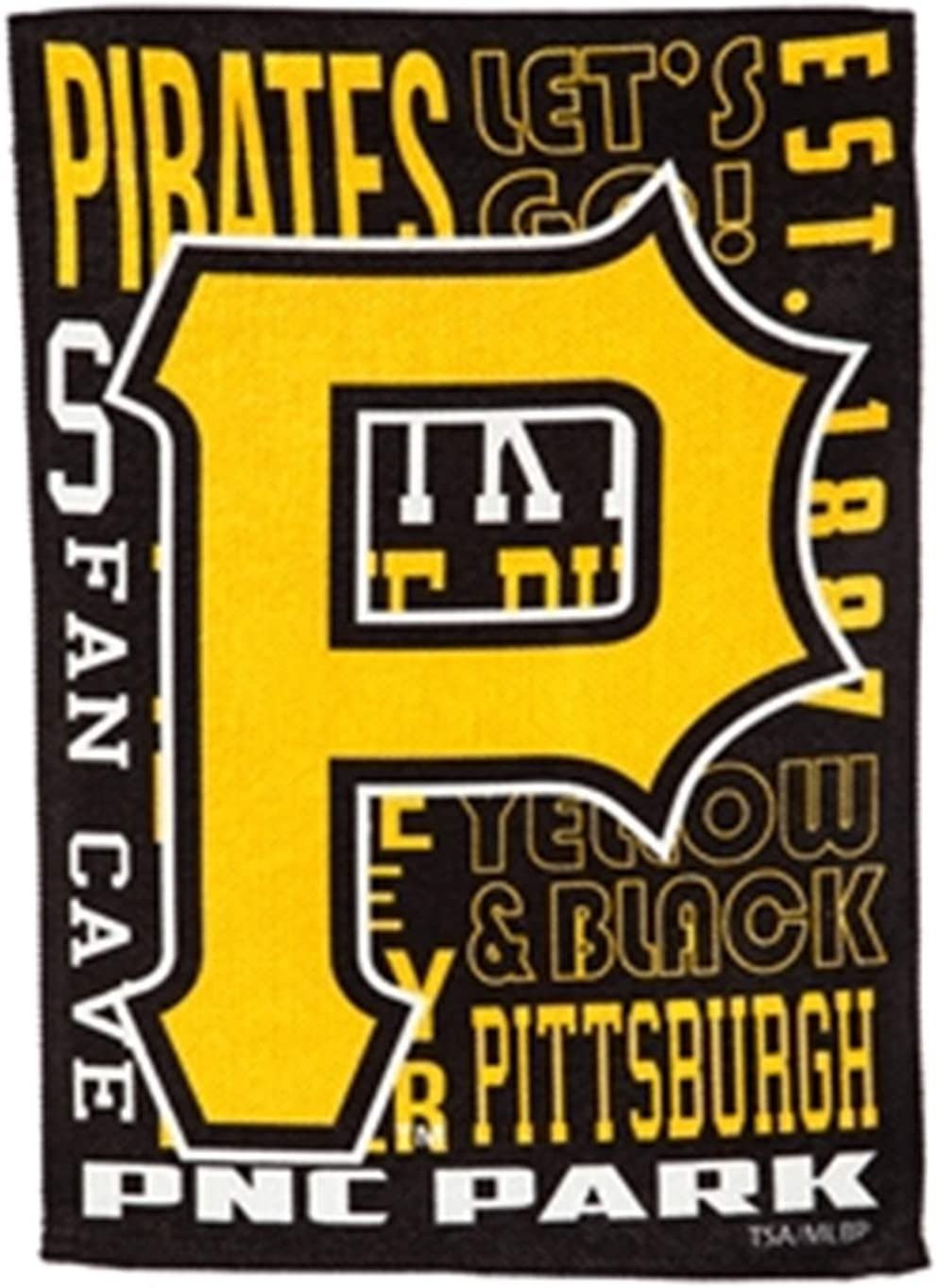 Pittsburgh Pirates Premium Garden Flag Banner, Double Sided, Fan Rules, 13x18 Inch