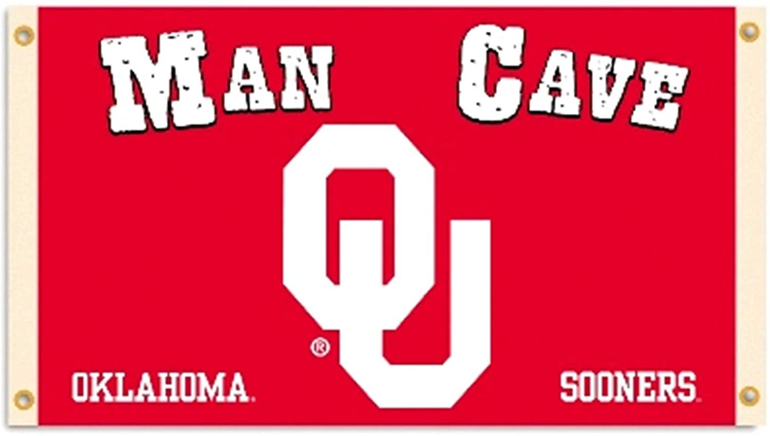 University of Oklahoma Sooners Premium 3x5 Feet Flag Banner, Man Cave Design, Metal Grommets, Outdoor Use, Single Sided