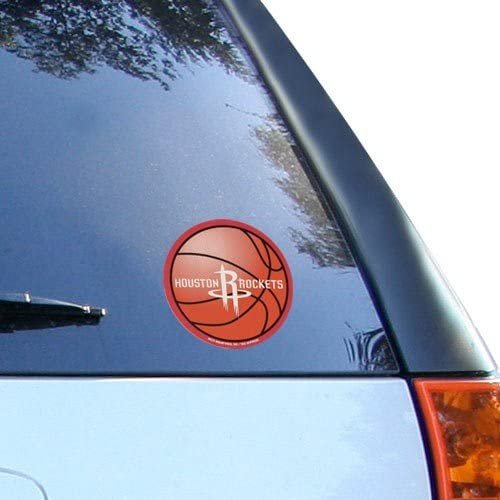 Houston Rockets 4 Inch Round Decal Sticker Flat Vinyl