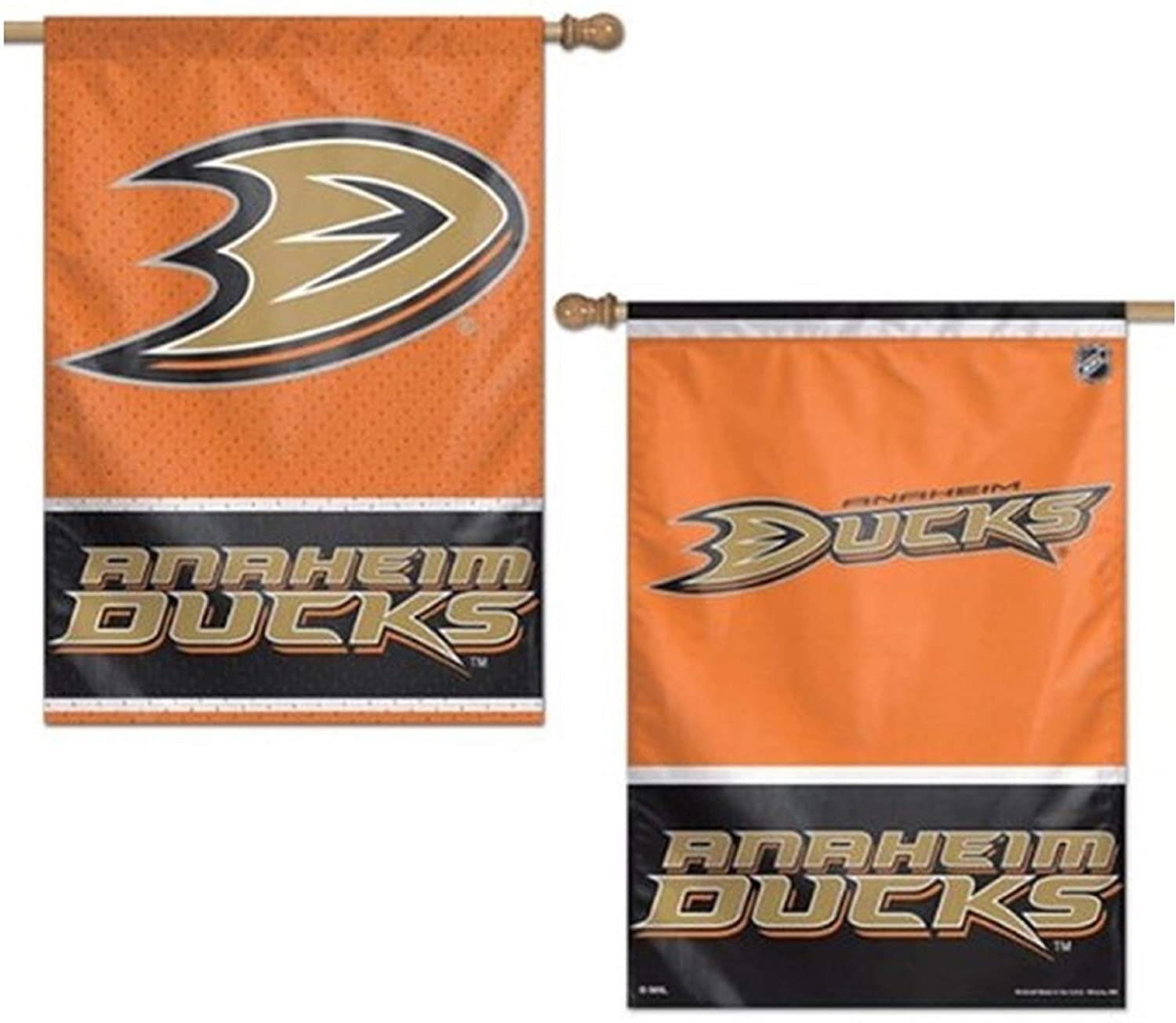 Anaheim Ducks 2-Sided Vertical Banner Flag