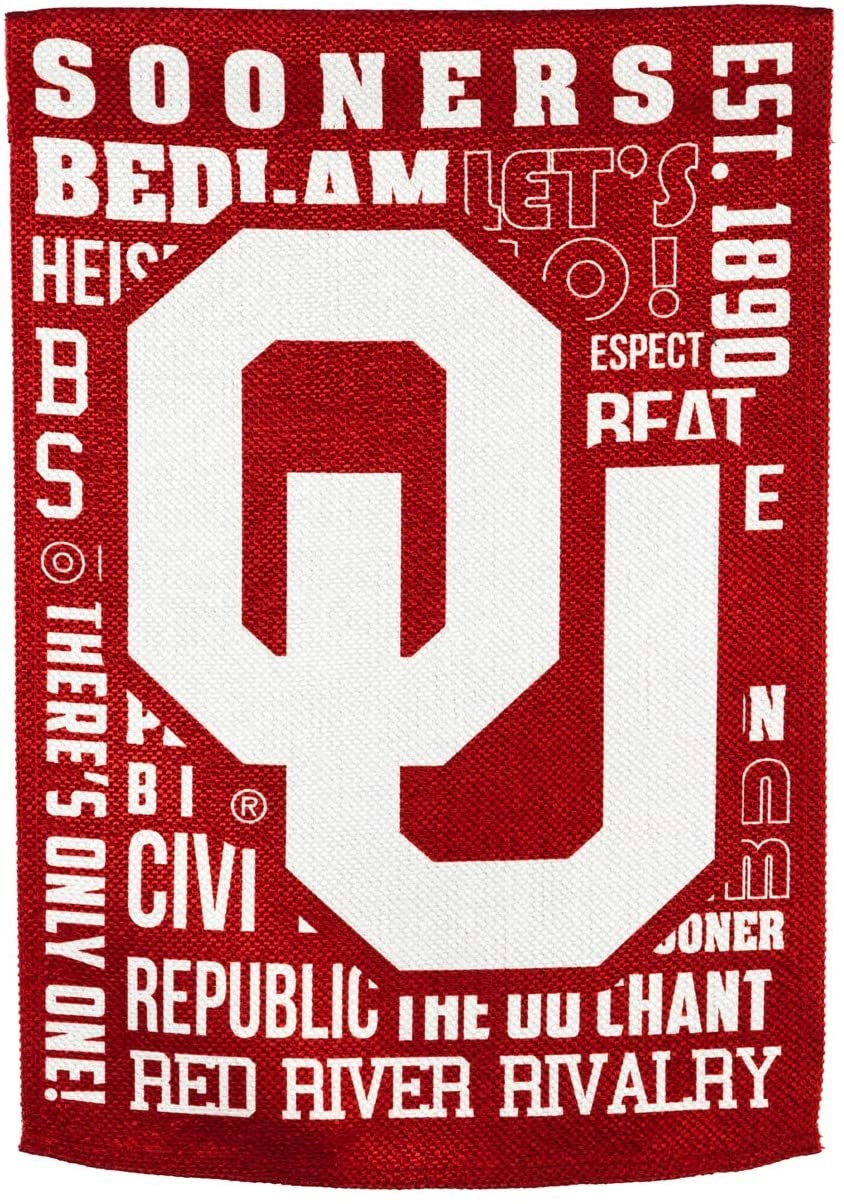 University of Oklahoma Sooners Premium Double Sided Banner Flag 28x44 Inch Fan Rules Design Indoor Outdoor