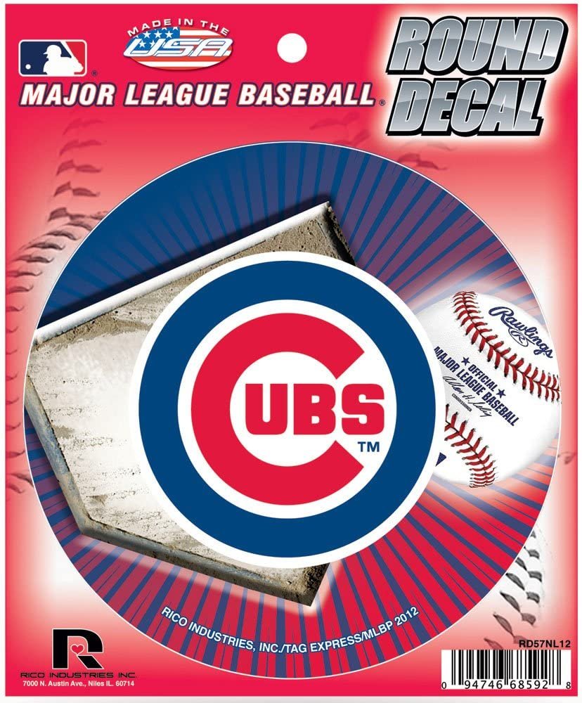 Chicago Cubs 4" Round Decal