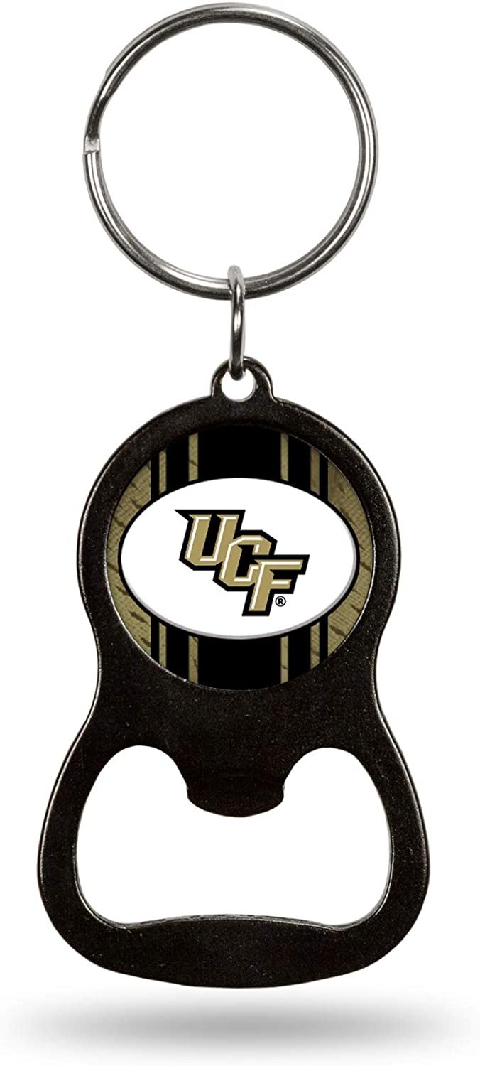 University of Central Florida Knights UCF Solid Metal Bottle Opener Colored Keychain, Team Color, 1.25" x 3.75"