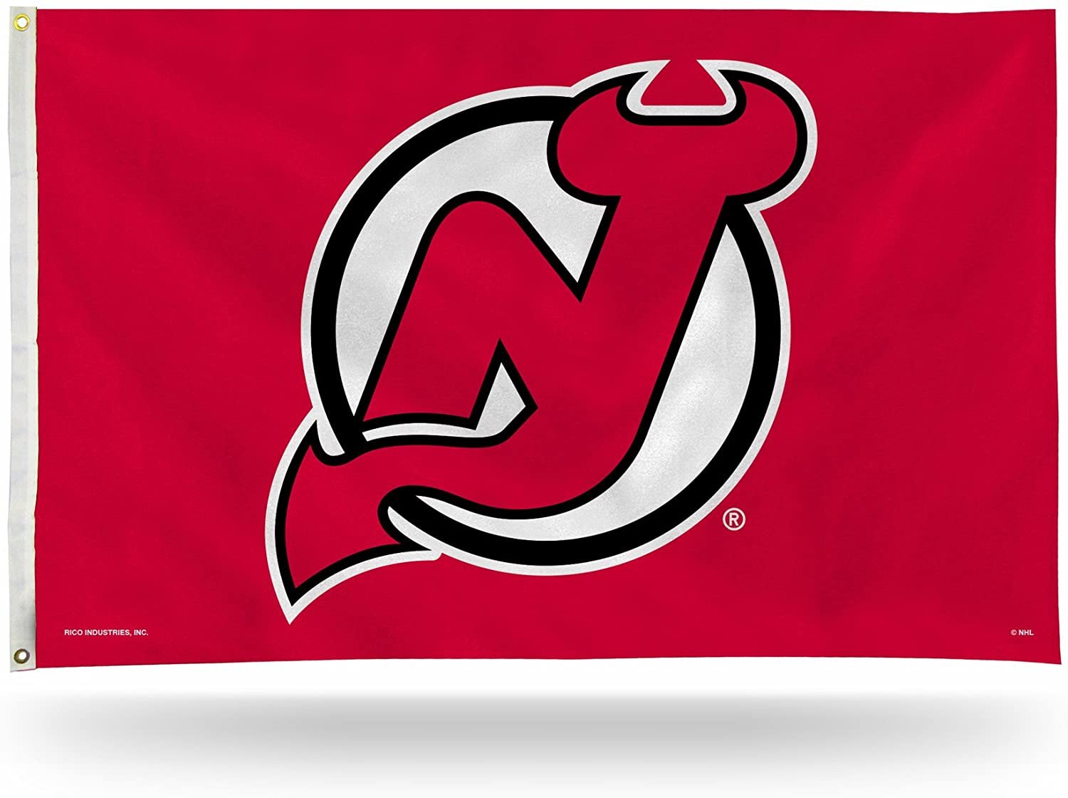 New Jersey Devils Premium 3x5 Feet Flag Banner, Logo Design, Metal Grommets, Outdoor Use, Single Sided