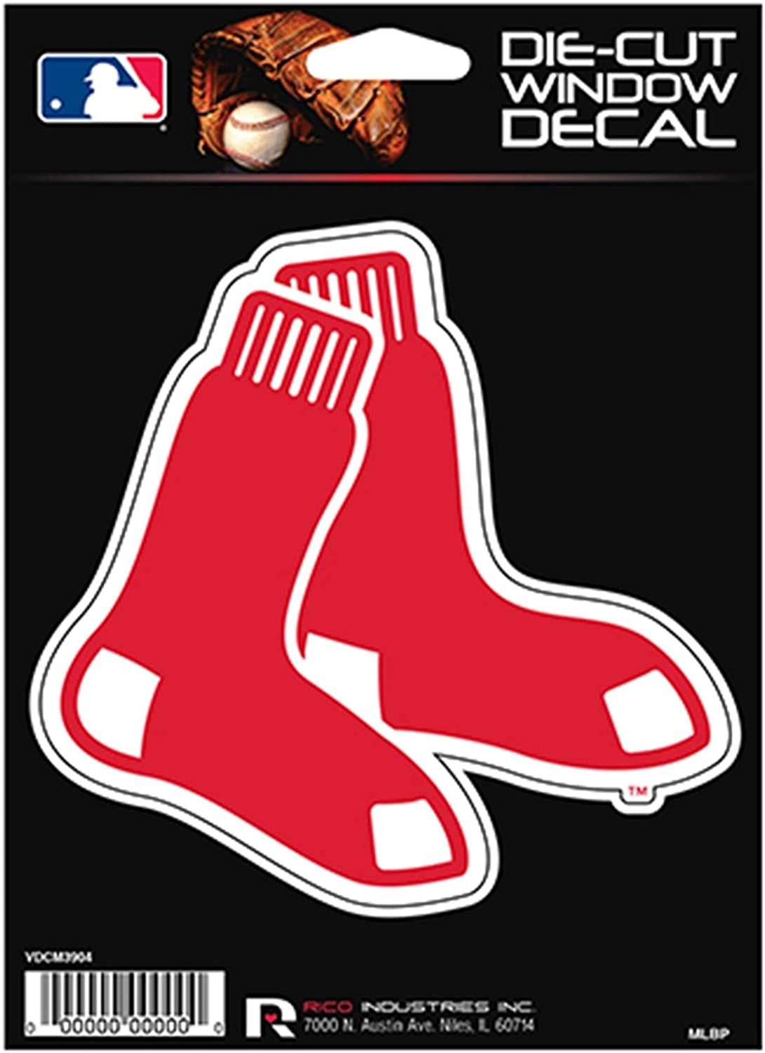 Boston Red Sox 5 Inch Die Cut Flat Vinyl Decal Sticker Adhesive Backing
