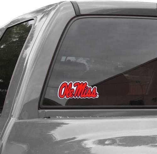 University of Mississippi Rebels Ole Miss 5 Inch Die Cut Flat Vinyl Decal Sticker Adhesive Backing