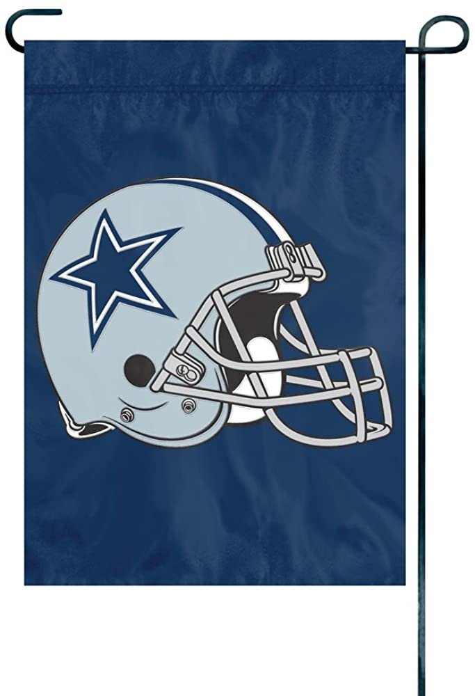Dallas Cowboys Premium Garden Flag Banner Embroidered Applique 12x18 Inches