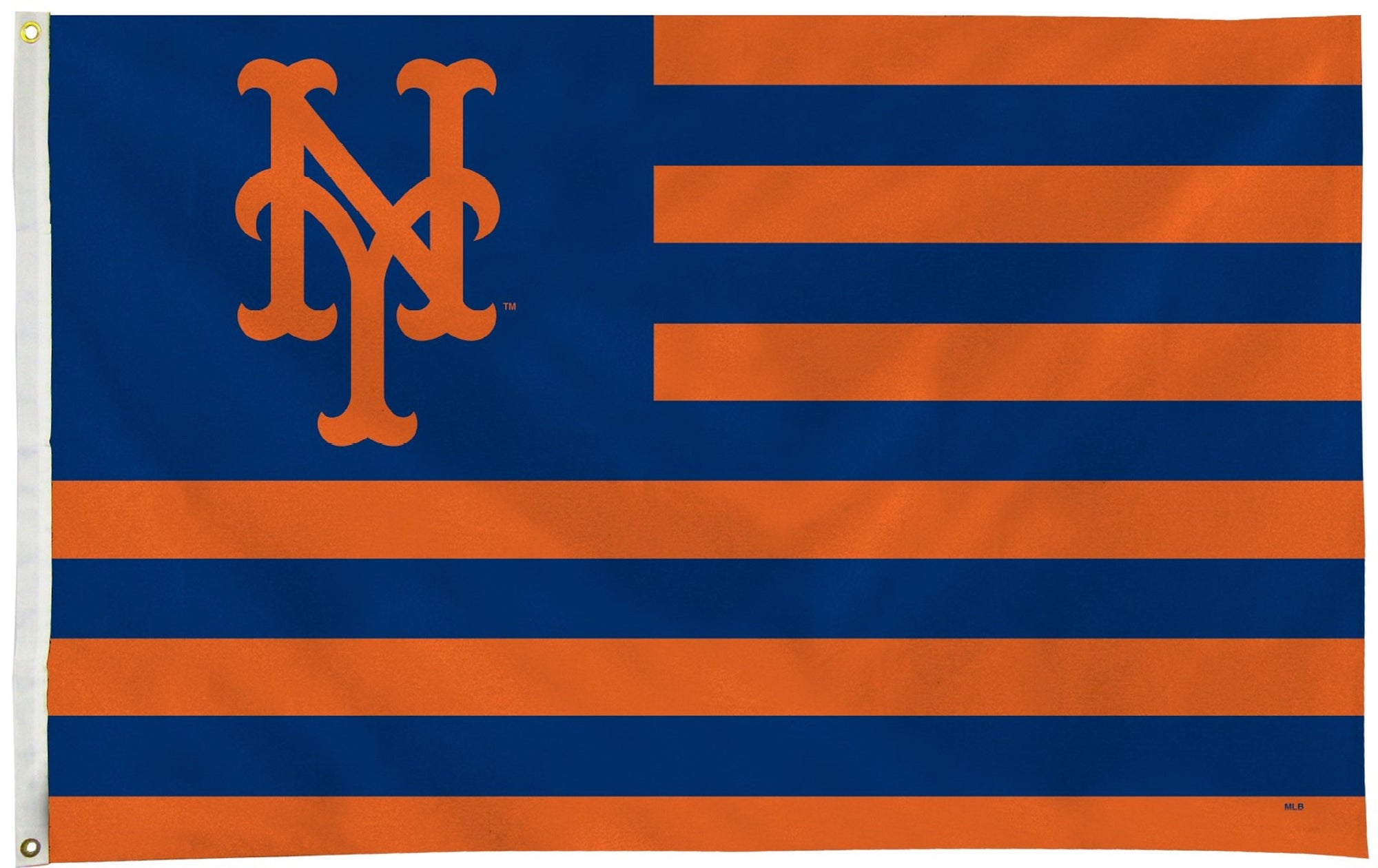 New York Mets Premium Flag Banner, 3x5 Feet, Country Design, Metal Grommets