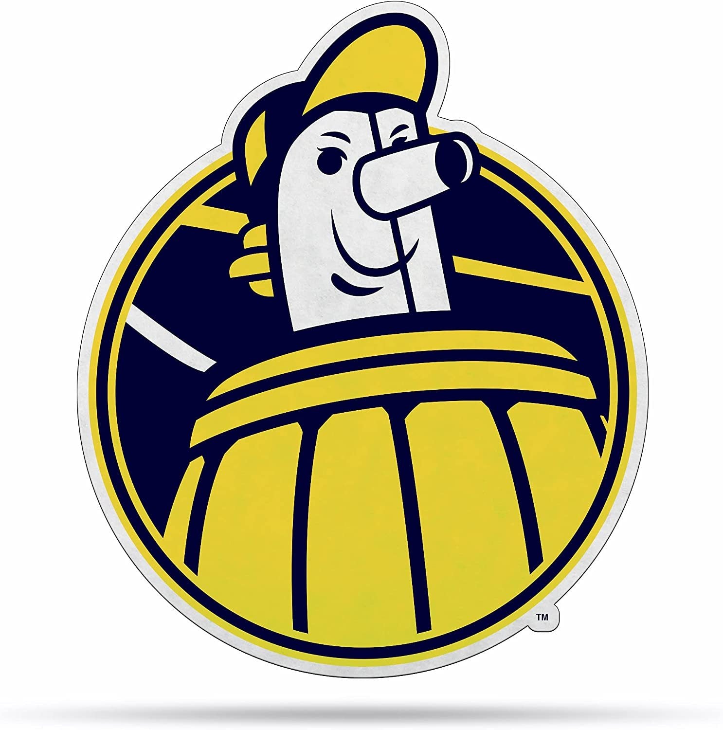 Milwaukee Brewers Pennant Felt Mascot Design Shape Cut 18 Inch