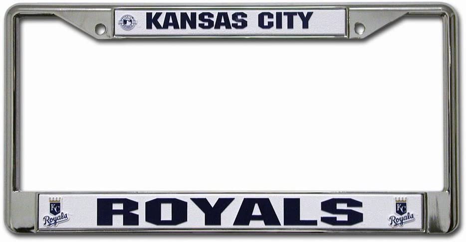 Kansas City Royals Chrome License Plate Frame Cover