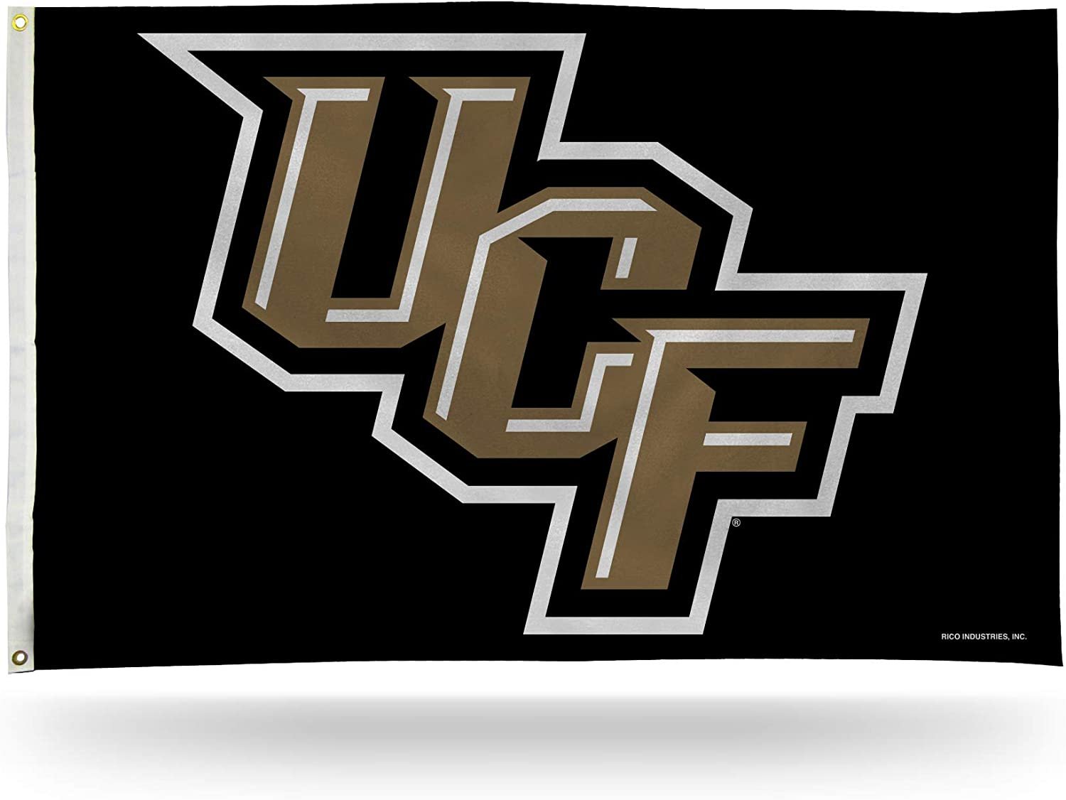 University of Central Florida UCF Knights Premium 3x5 Feet Flag Banner, Logo Design, Metal Grommets, Outdoor Use, Single Sided
