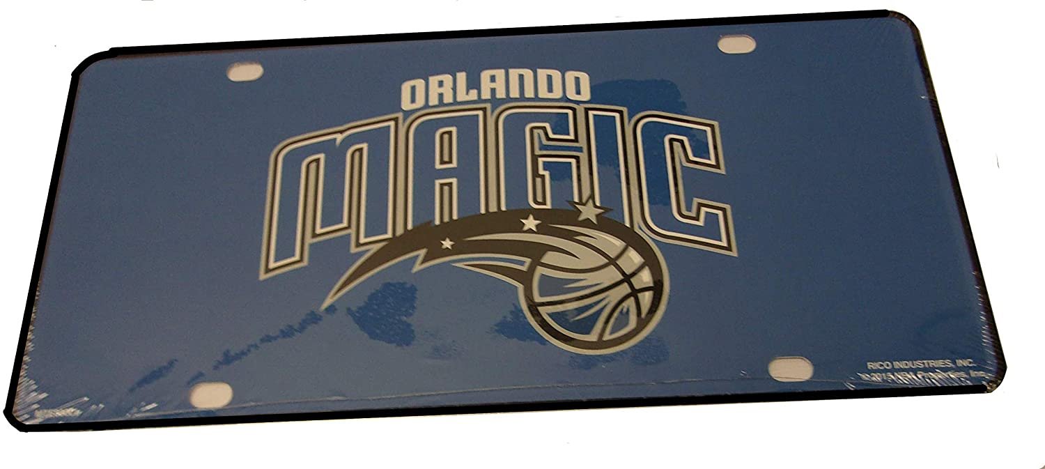 Orlando Magic Metal Auto Tag License Plate, Retro Logo Design, 6x12 Inch