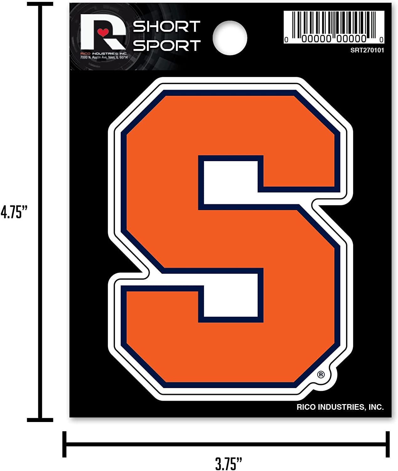 University of Illinois Fighting Illini 3 Inch Decal Sticker Flat Vinyl Full Adhesive Backing