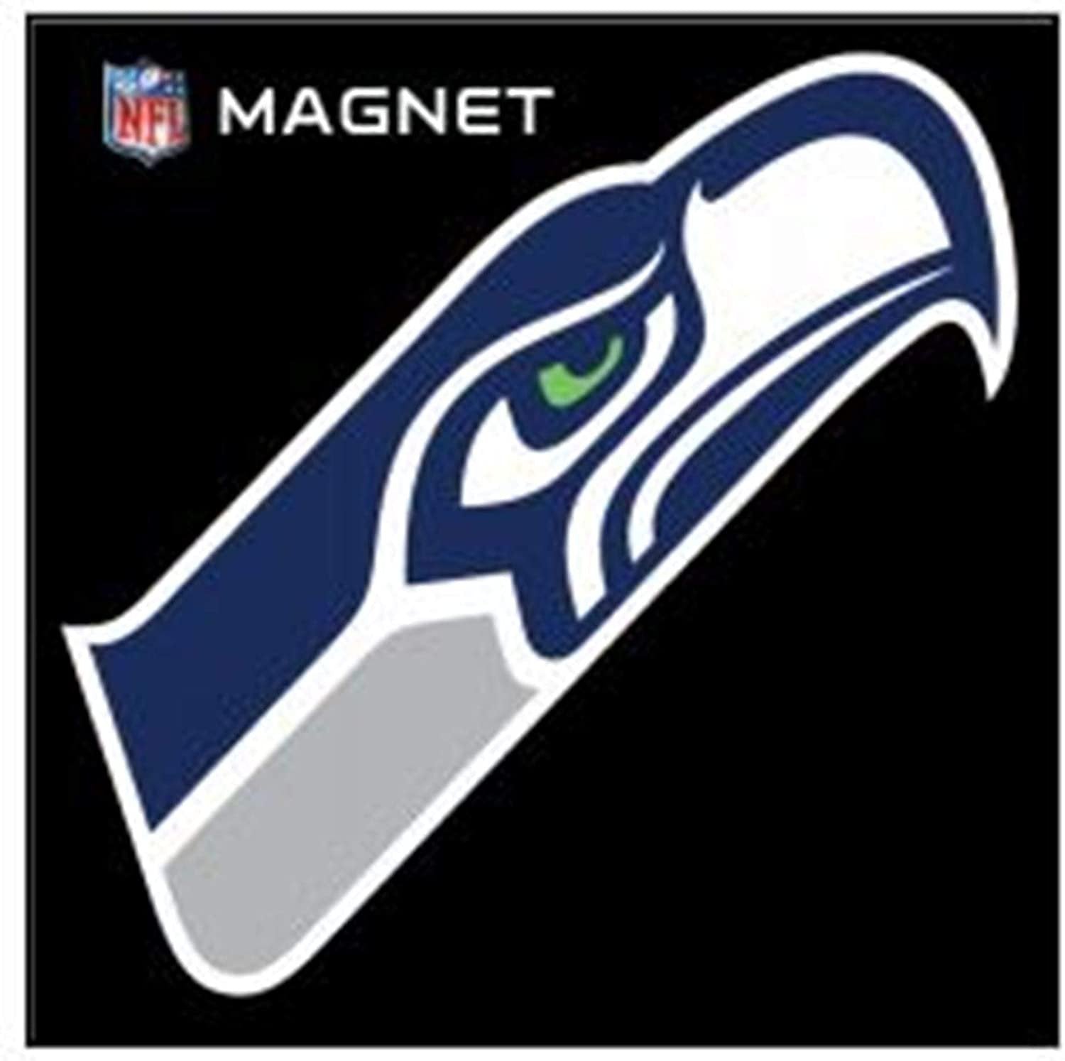 Seattle Seahawks 6 Inch Magnet, Team Logo, Die Cut Vinyl, Auto Home, Heavy Duty