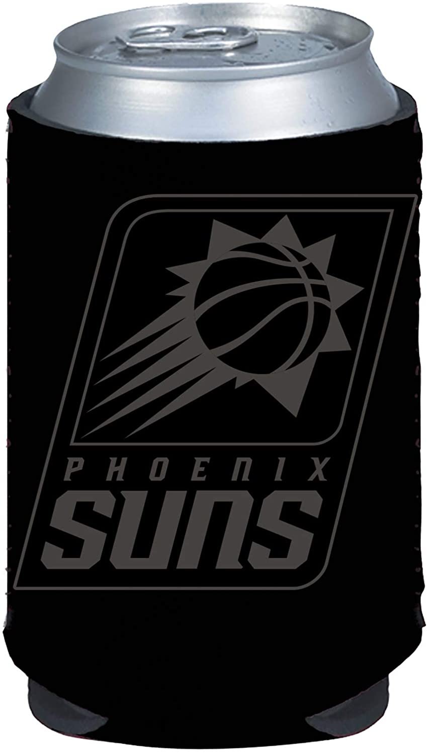 Phoenix Suns 2-Pack Tonal Black Design 12oz CAN Neoprene Beverage Insulator Holder Cooler Basketball