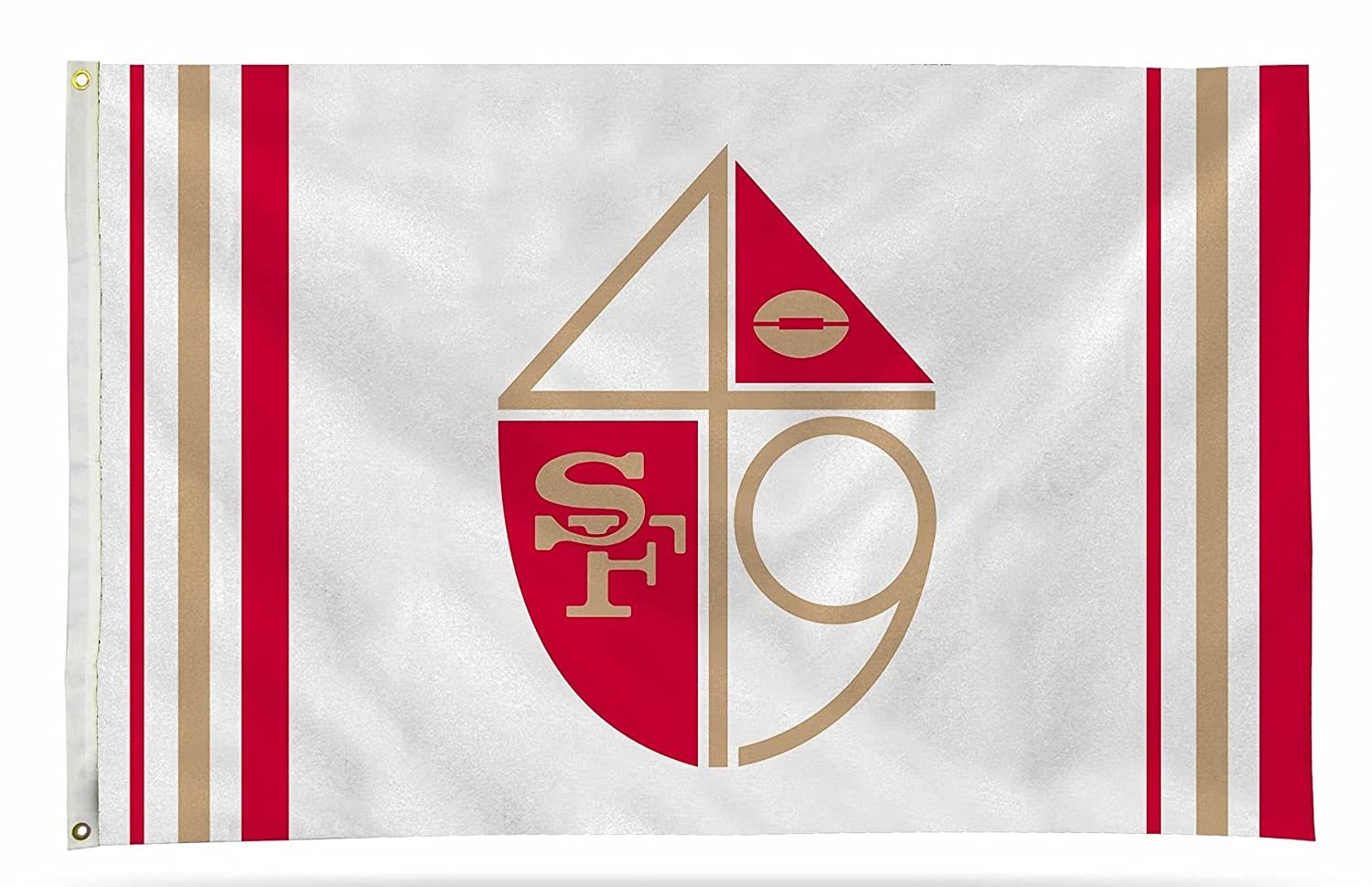 San Francisco 49ers Premium 3x5 Feet Flag Banner Retro Design Metal Grommets Outdoor