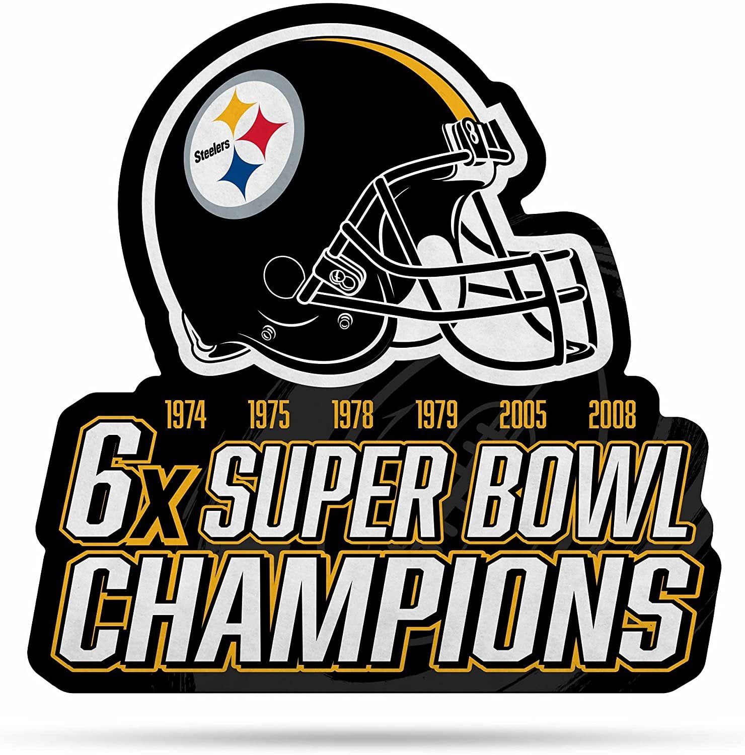 Pittsburgh Steelers 6x Champions Felt Pennant 18 Inch