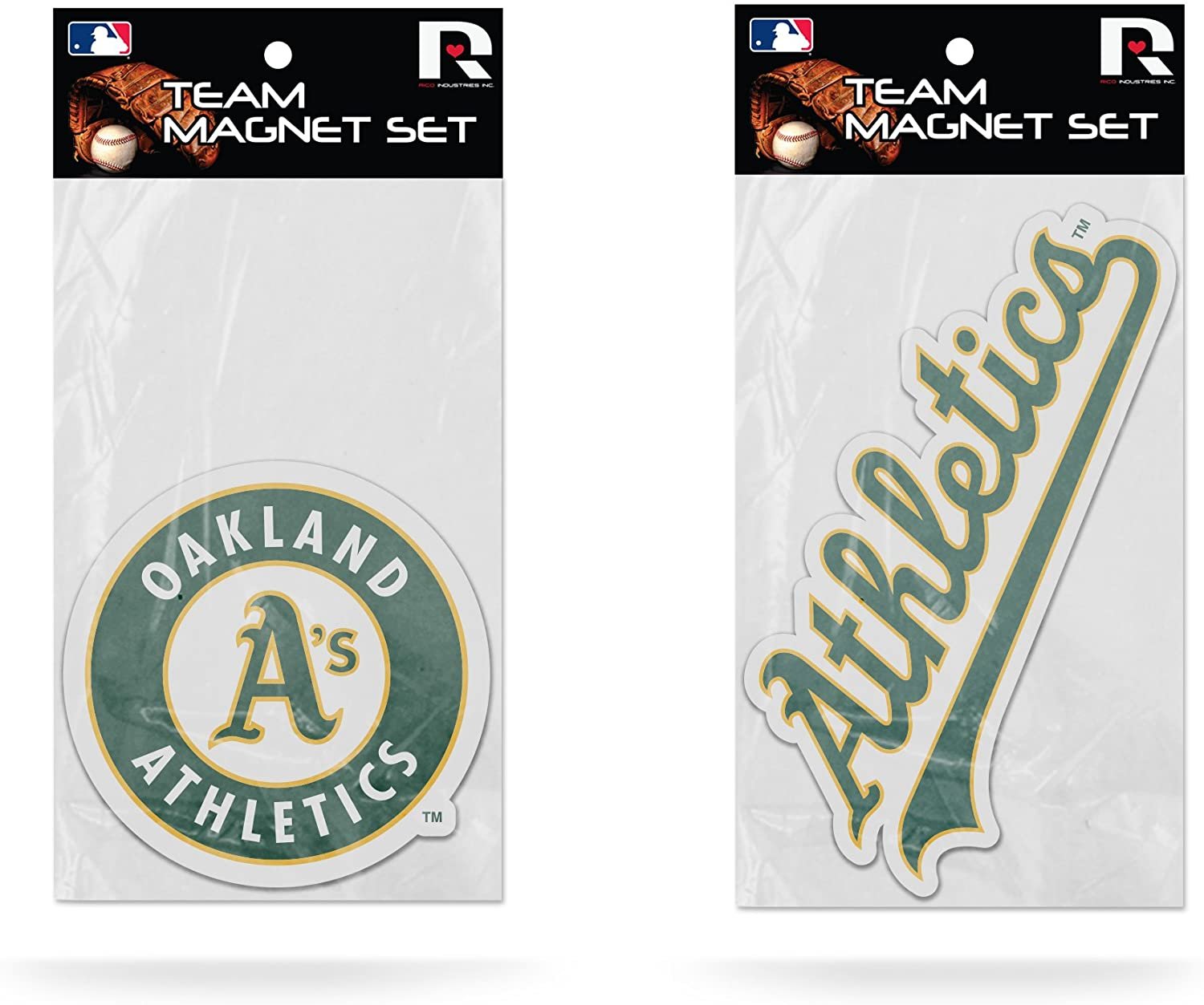 Oakland Athletics 2-Pack Magnet Set