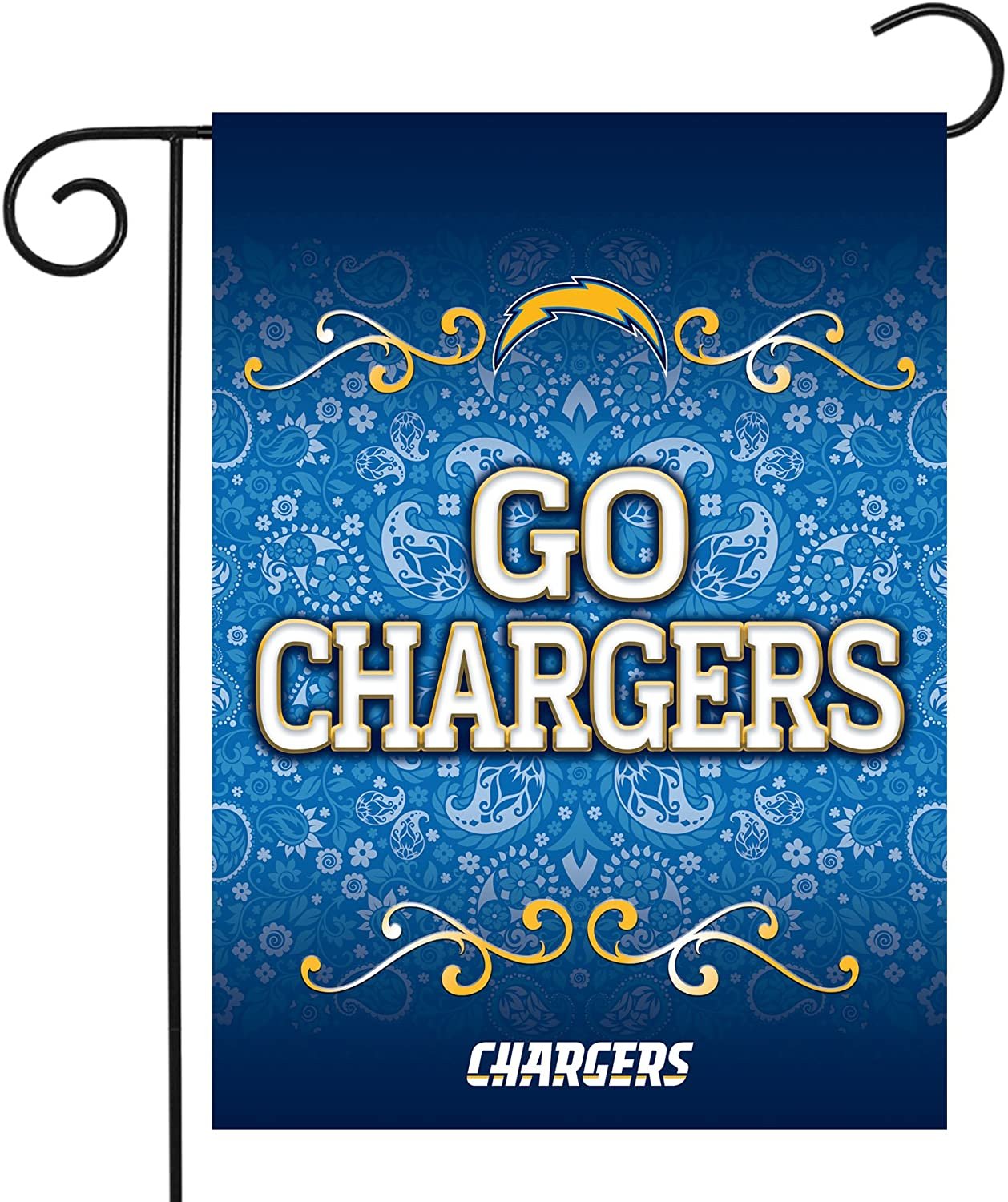 Los Angeles Chargers Garden Flag Banner, 13x18 Inch, Premium Double Sided