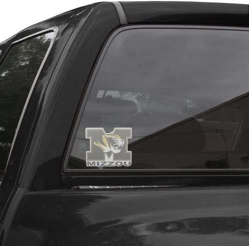 University of Missouri Tigers 8 Inch Perforated Auto Window Film Decal One-Way Vision Exterior Application