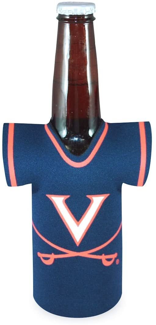 University of Virginia Cavaliers 16oz Drink Bottle Cooler Insulated Neoprene Beverage Holder, Team Jersey Design