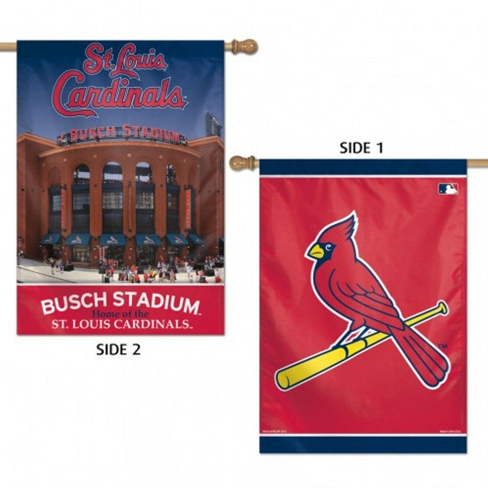 St Louis Cardinals WC Premium 2-sided 28x40 Banner Outdoor House Flag Baseball