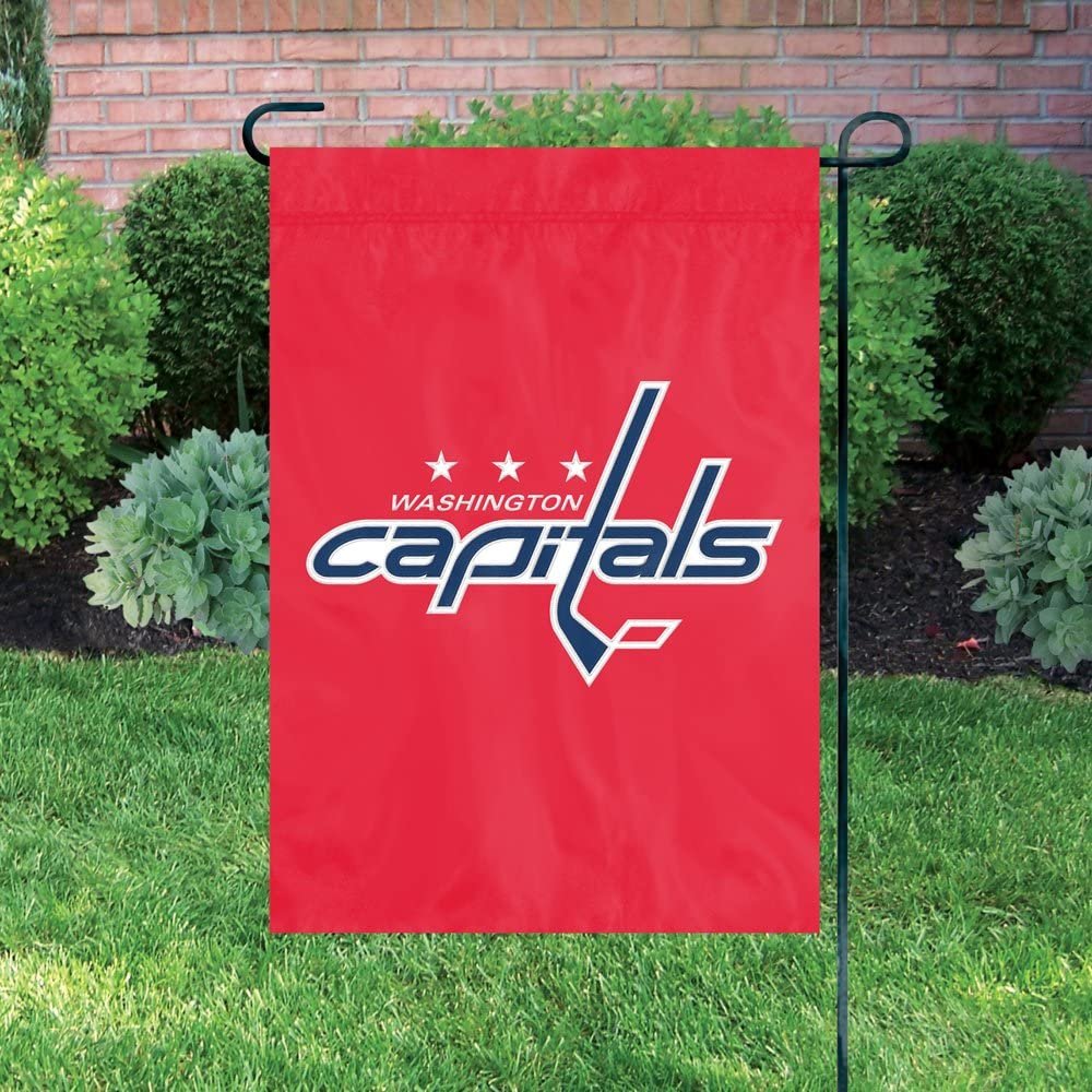 Washington Capitals Premium Garden Flag Banner Applique Embroidered 12.5x18 Inch
