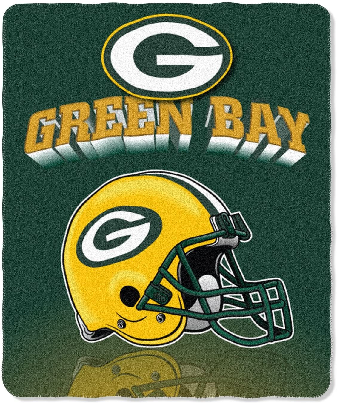 Green Bay Packers Gridiron Fleece Throw, 50-inches x 60-inches