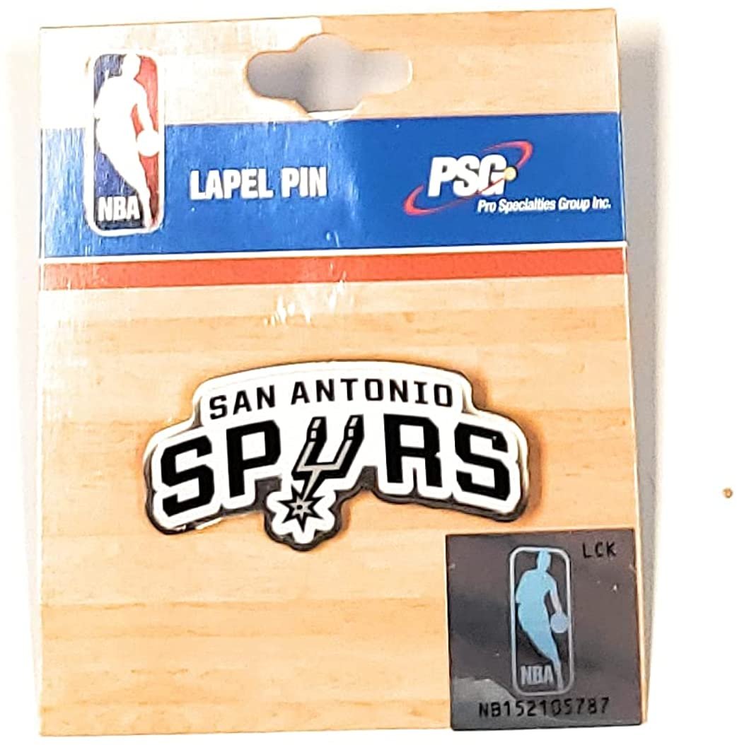 San Antonio Spurs Premium Metal Pin, Lapel Hat Tie, Push Pin Backing