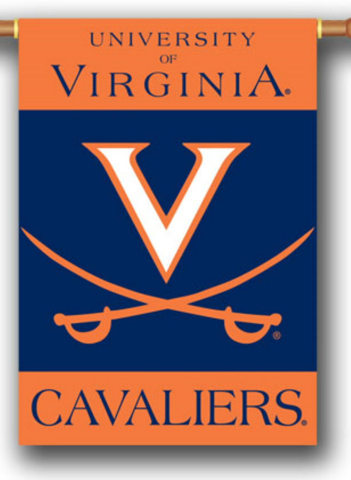 Virginia Cavaliers 96057 Premium 2-Sided 28x40 Banner House Flag University of
