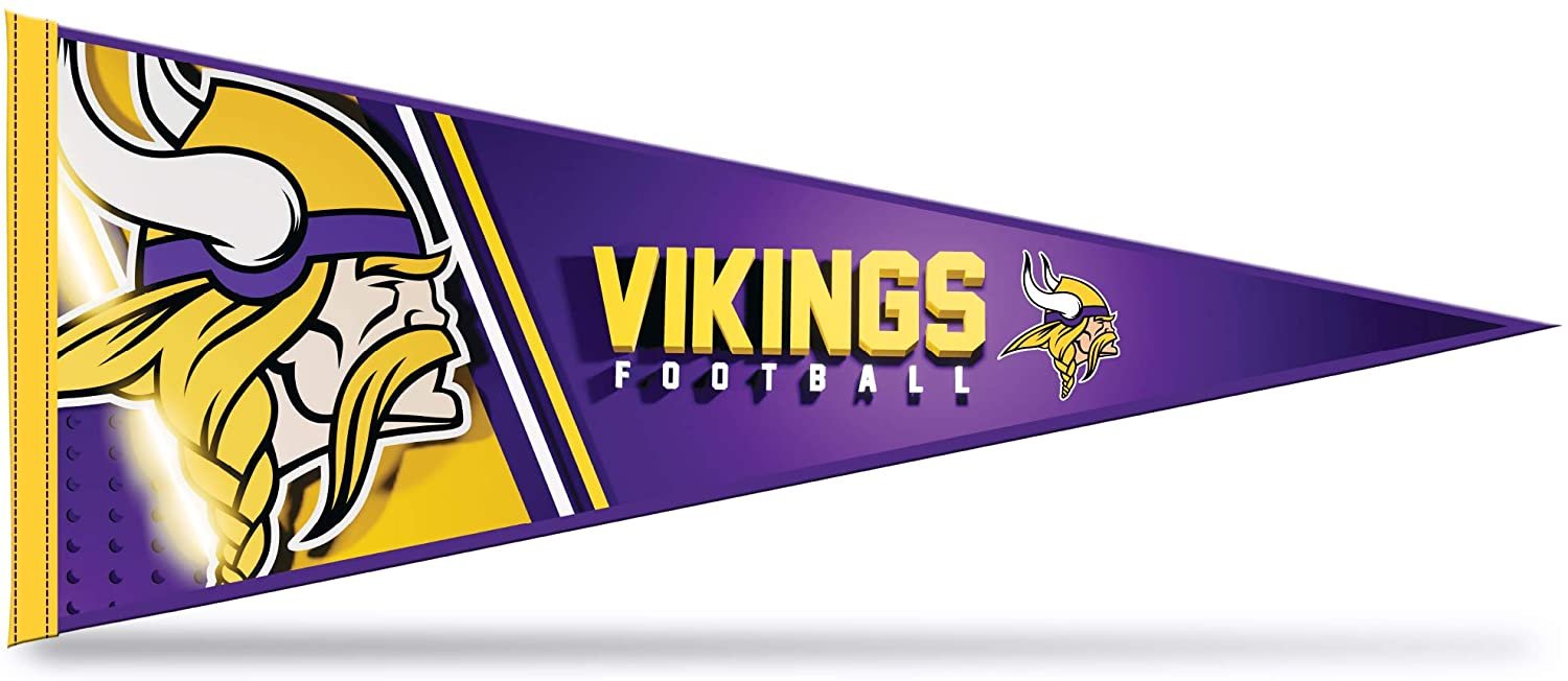 Minnesota Vikings Soft Felt Pennant, 12 x 30-inches