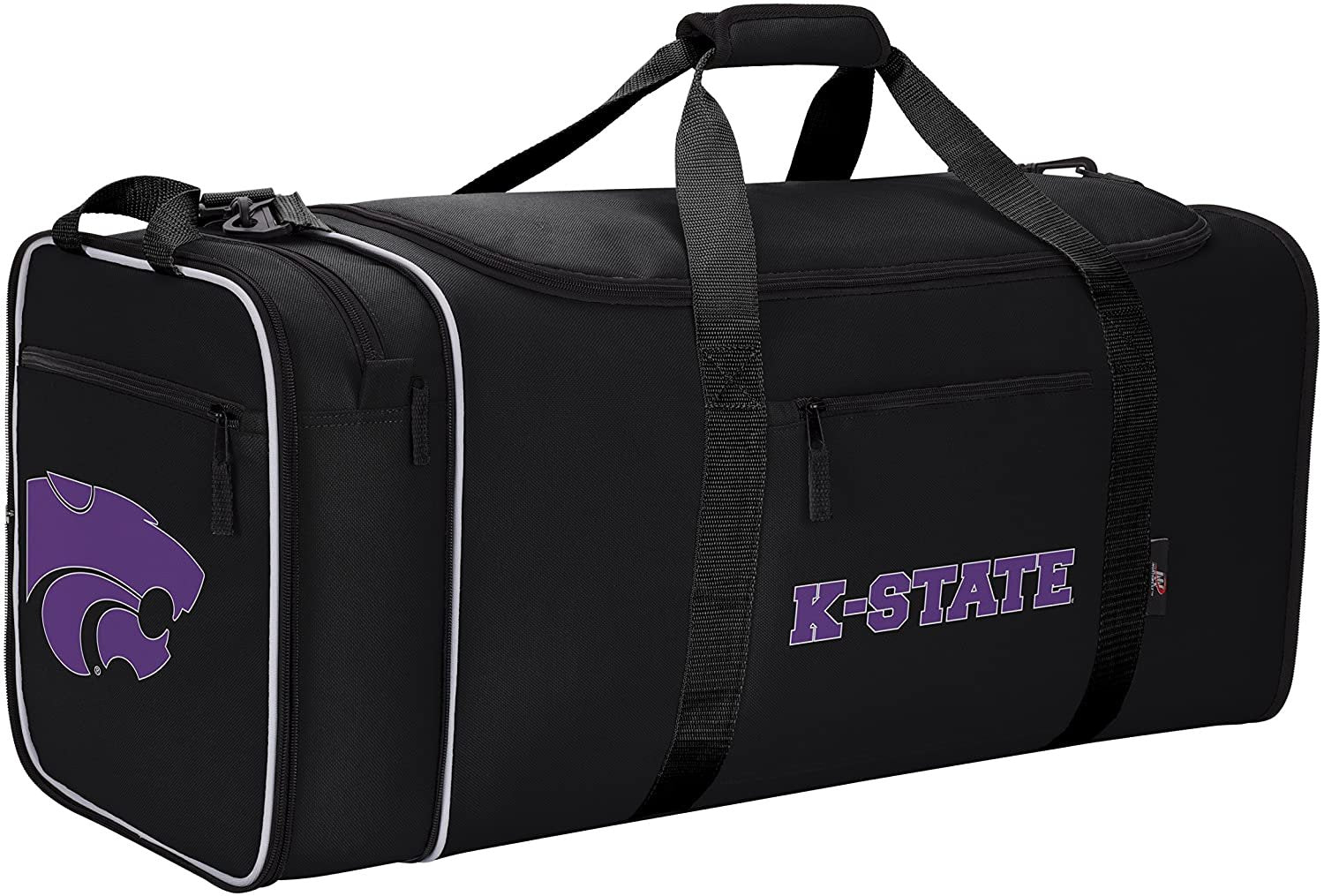 Kansas State Wildcats Duffel Bag Premium Team Color Heavy Duty Steal Design University of