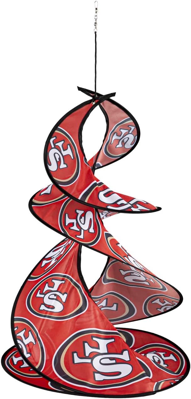 San Francisco 49ers Flag Banner Wind Twister Spinner Outdoor