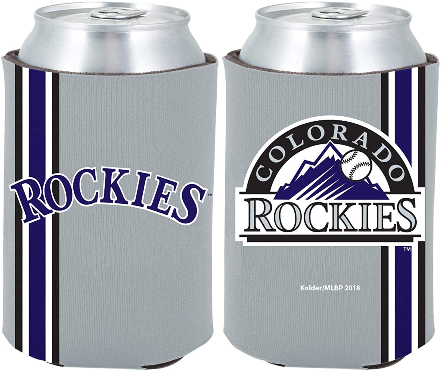 Colorado Rockies 2-Pack Throwback Design 12oz CAN Neoprene Beverage Insulator Holder Cooler Baseball