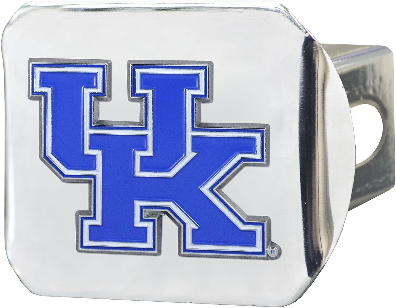 University of Kentucky Wildcats Hitch Cover Solid Metal Color Emblem 2 Inch Square Type III