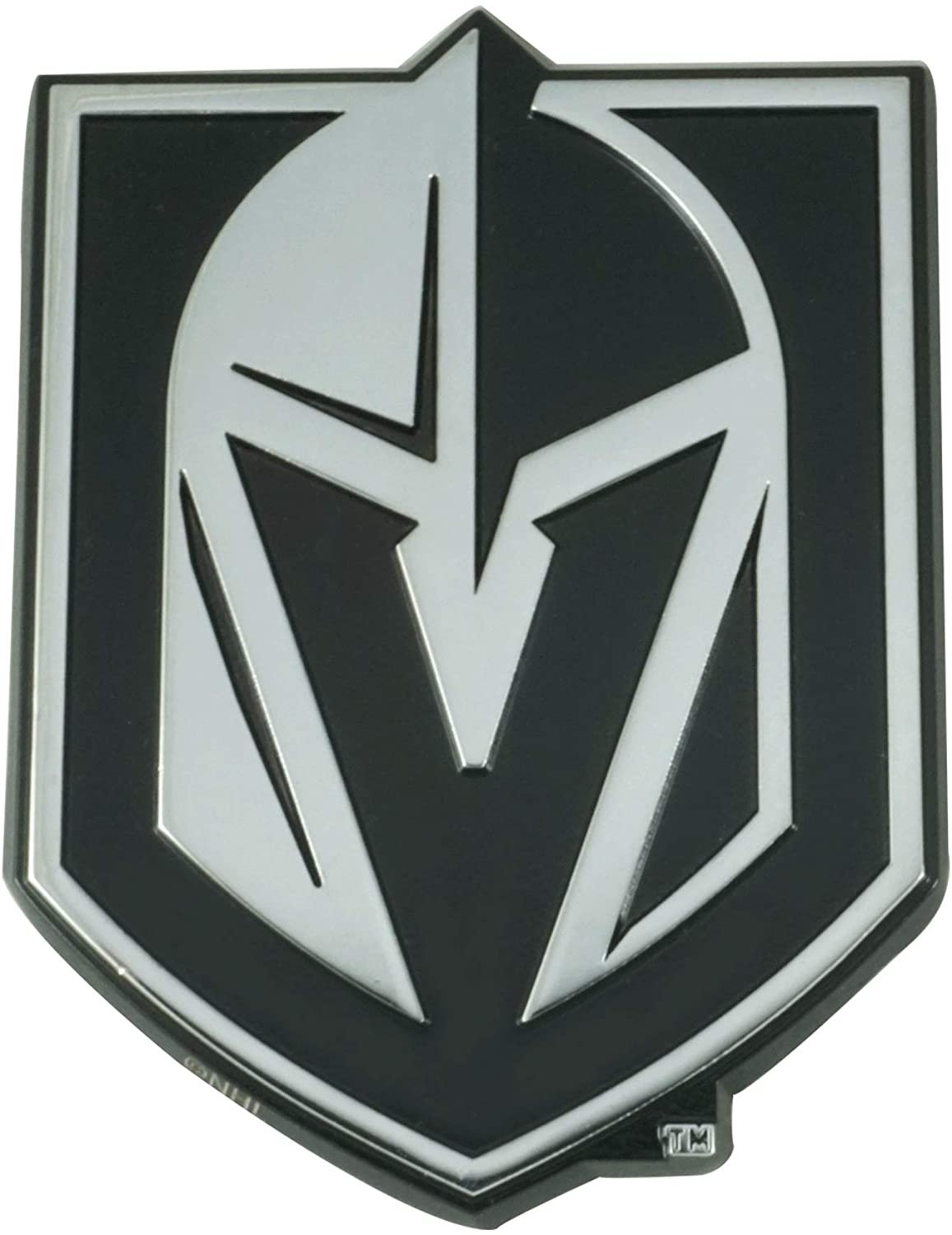Vegas Golden Knights Solid Metal Raised Auto Emblem Decal Adhesive Backing