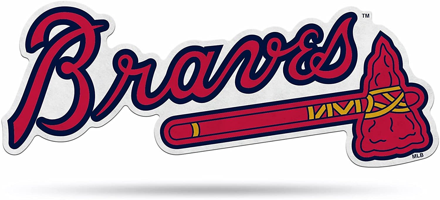 Atlanta Braves Pennant Primary Logo 18 Inch Soft Felt