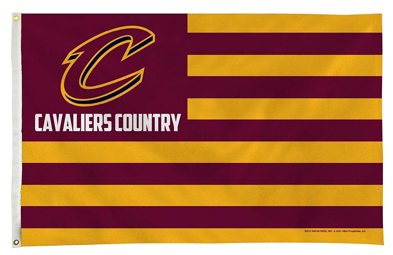 Cleveland Cavaliers Flag Banner 3x5 Country Design Premium with Metal Grommets Outdoor House Basketball