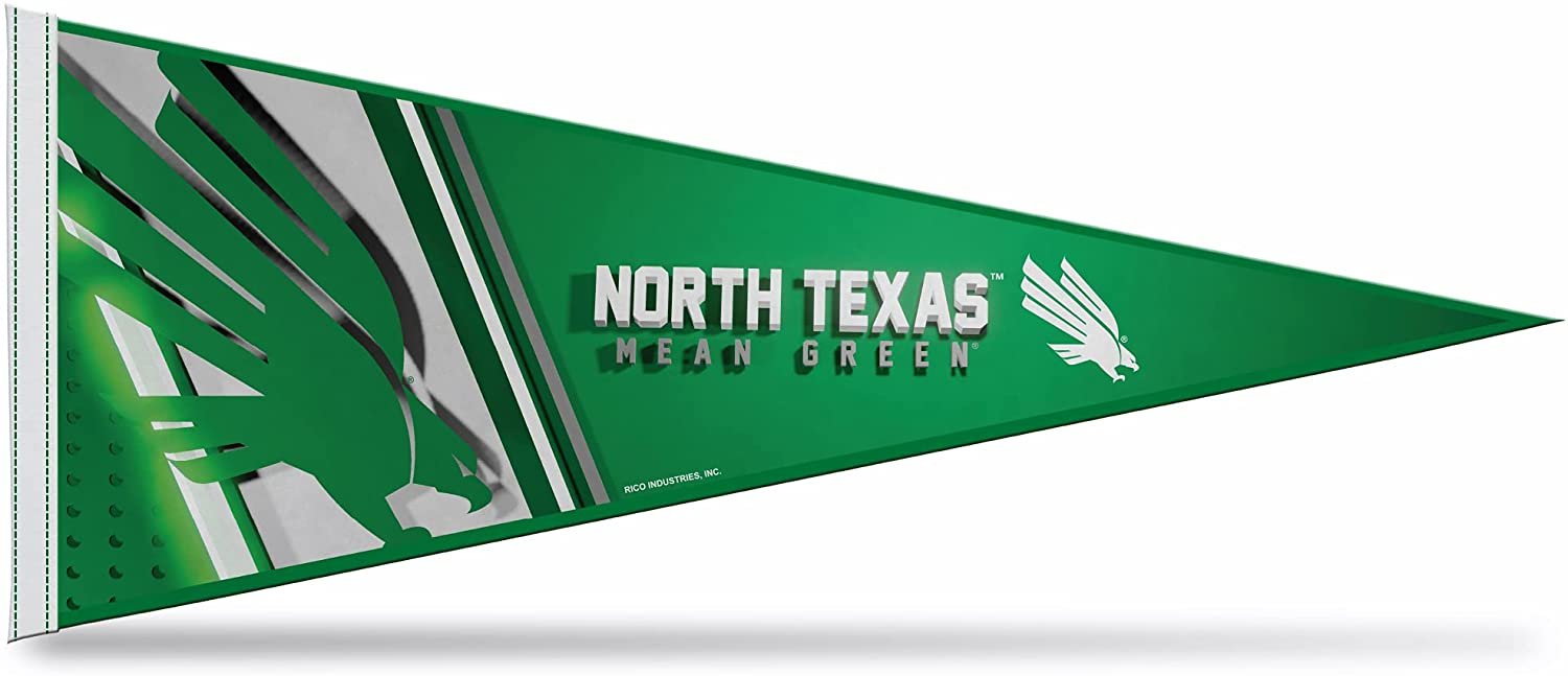 University of North Texas Mean Green Primary 12" x 30" Soft Felt Pennant