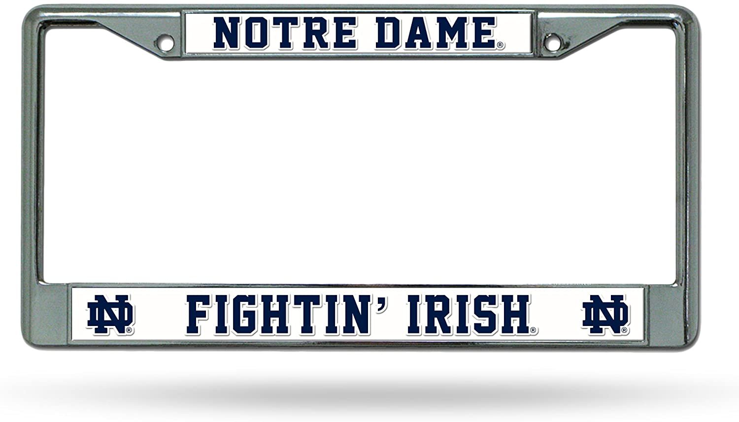 Notre Dame Fighting Irish Metal License Plate Frame Tag Cover University of