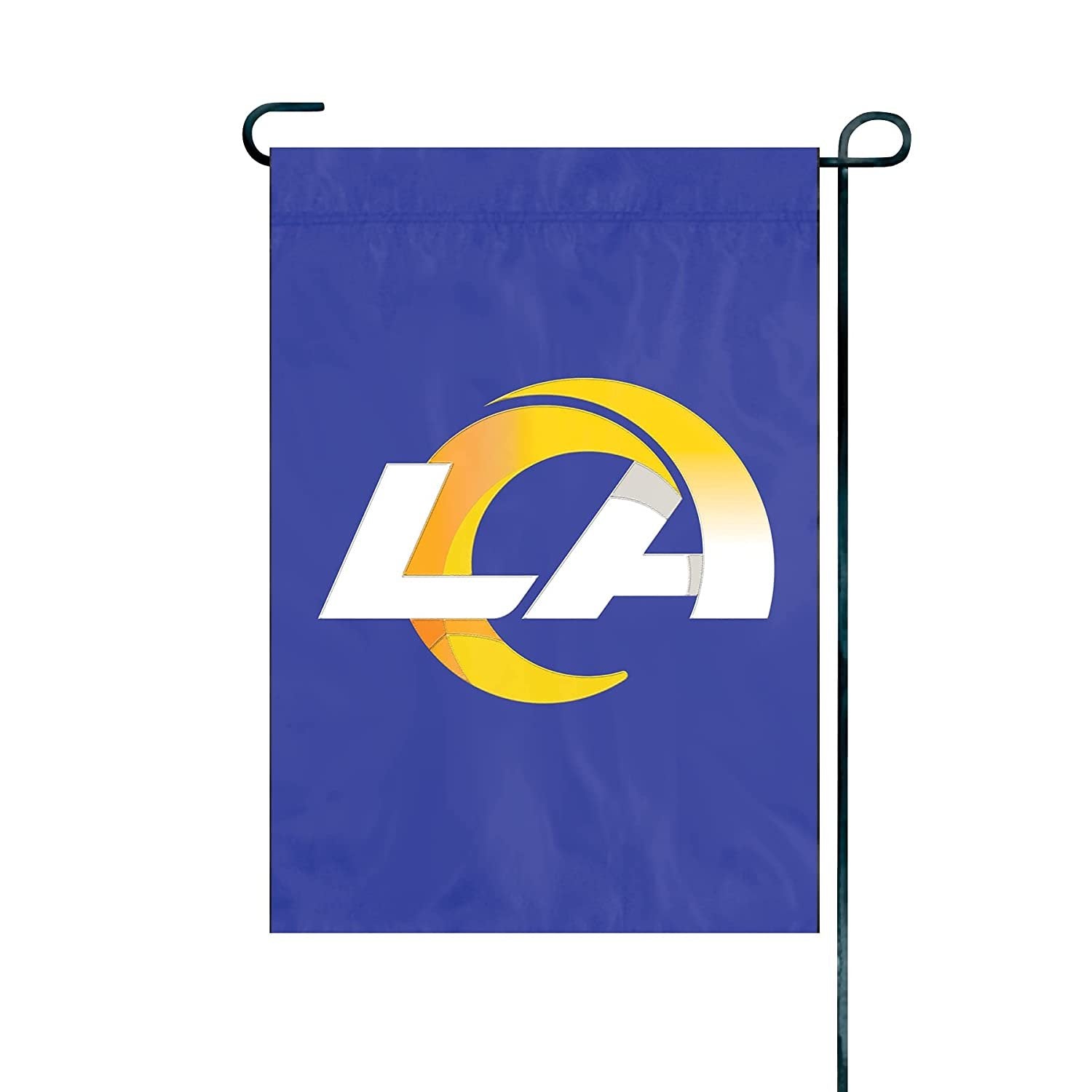 Los Angeles Rams Premium Garden Flag Banner Applique Embroidered 12.5x18 Inch
