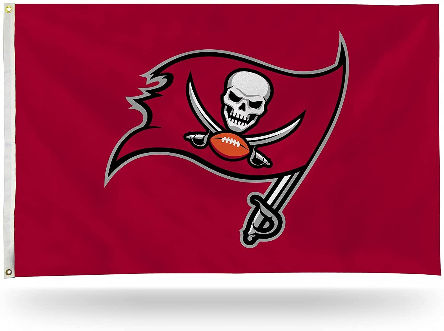 Tampa Bay Buccaneers Premium 3x5 Feet Flag Banner, Logo Design, Metal Grommets, Outdoor Use, Single Sided