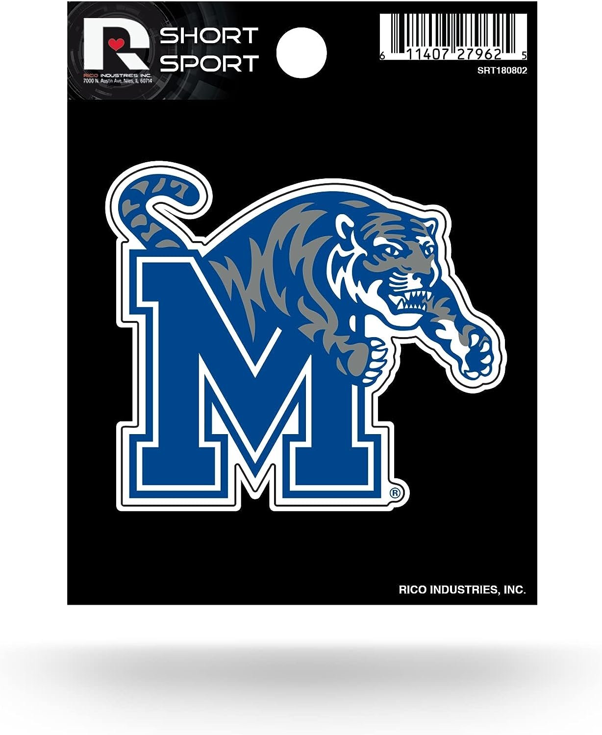 University of Memphis Tigers 3 Inch Die Cut Decal Sticker Full Adhesive Backing