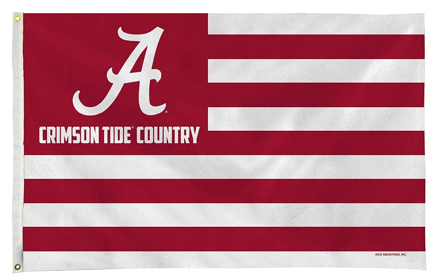University of Alabama Crimson Tide Premium 3x5 Feet Flag Banner, Country Design, Metal Grommets, Outdoor Use, Single Sided